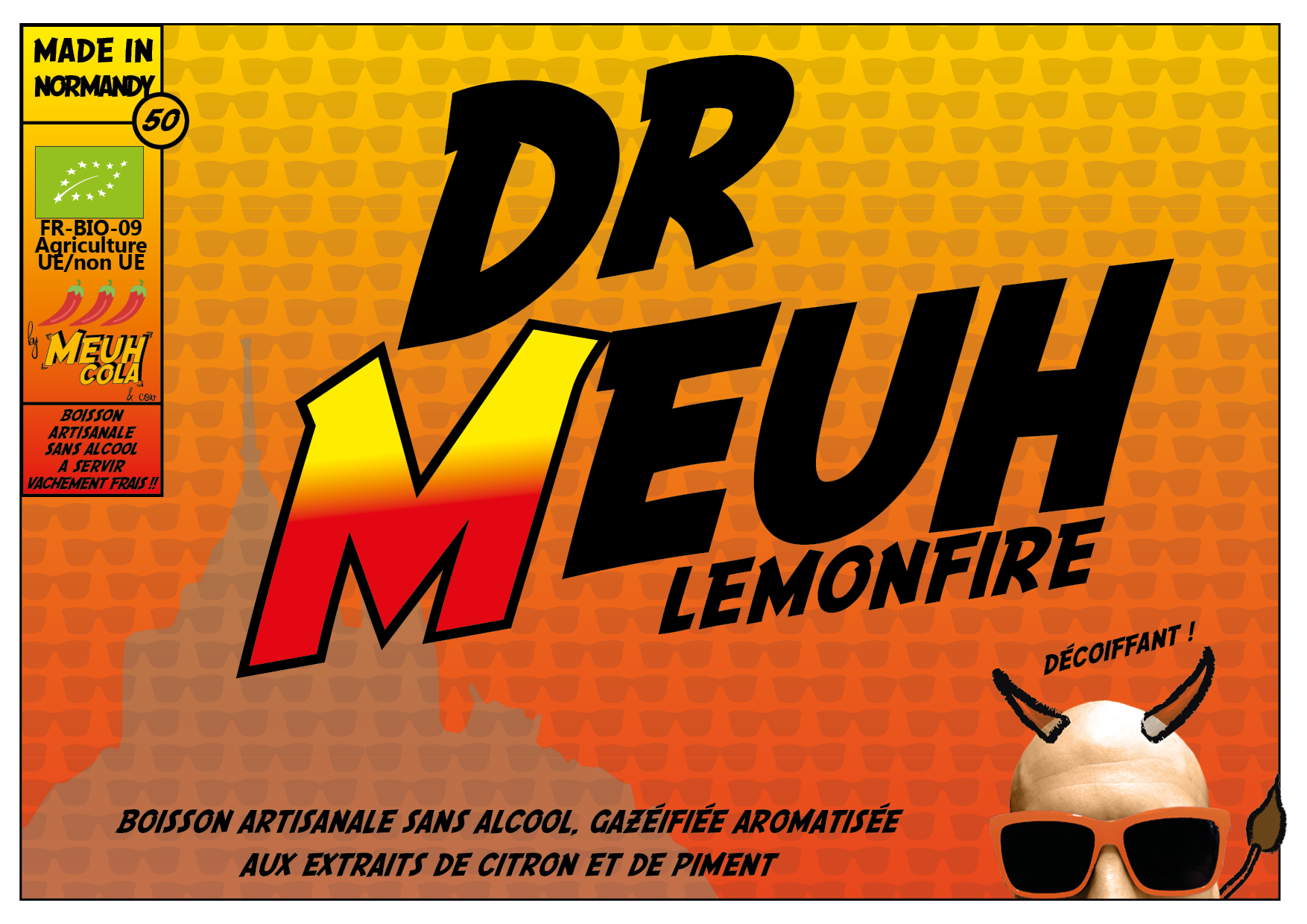 A4 Dr. Meuh Lemon Fire poster individually