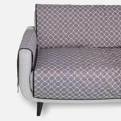 Copridivano ecologico Molly Mutt – Clark Gable (grigio caldo) | Lavabile, antiscivolo e resistente, 100% cotone atossico, 3 misure