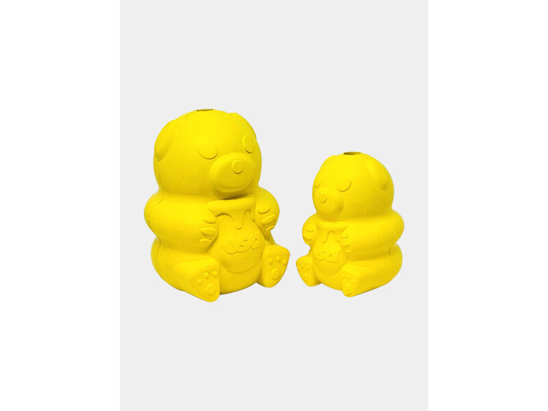 SodaPup Honey Bear Hunde-Aktivitätsspielzeug – L (14–30 kg)