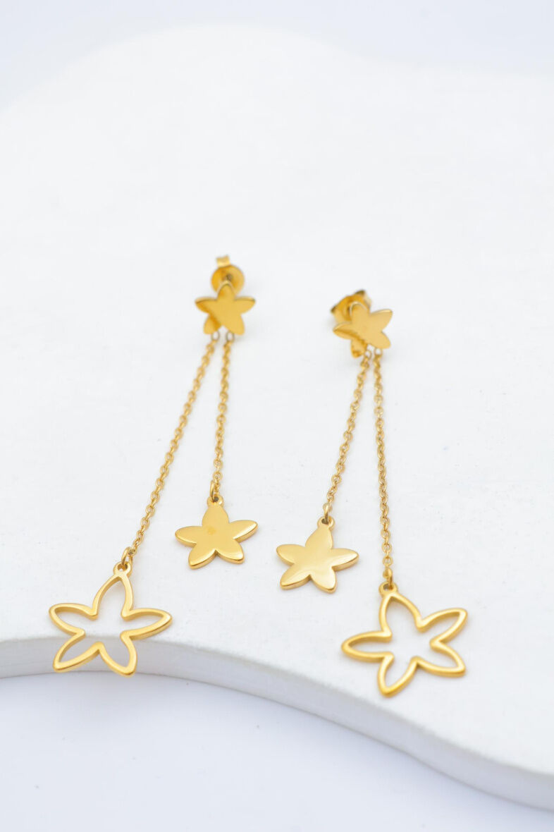 Boucles d'oreilles en acier inoxydable - A25