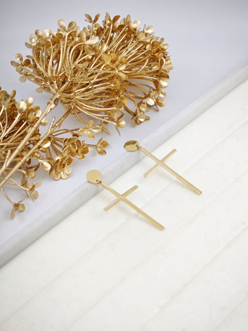 Boucles d'oreilles en acier inoxydable - A29