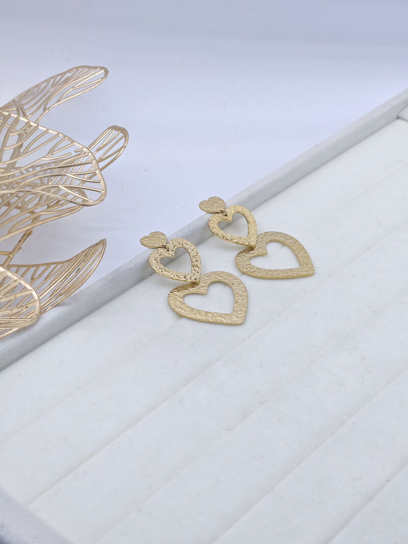 Boucles d'oreilles en acier inoxydable - A57