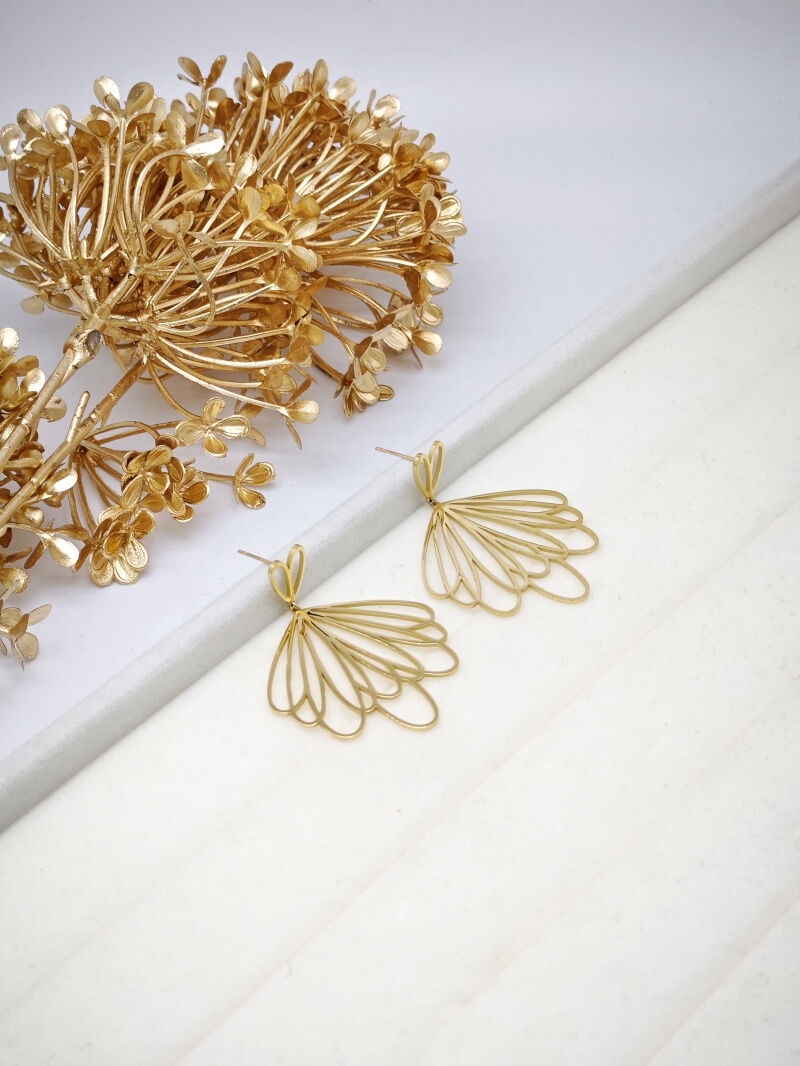 Boucles d'oreilles en acier inoxydable - A66