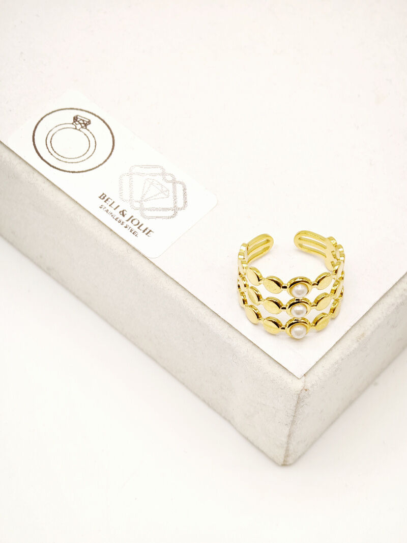 Verstellbarer Edelstahlring - A110