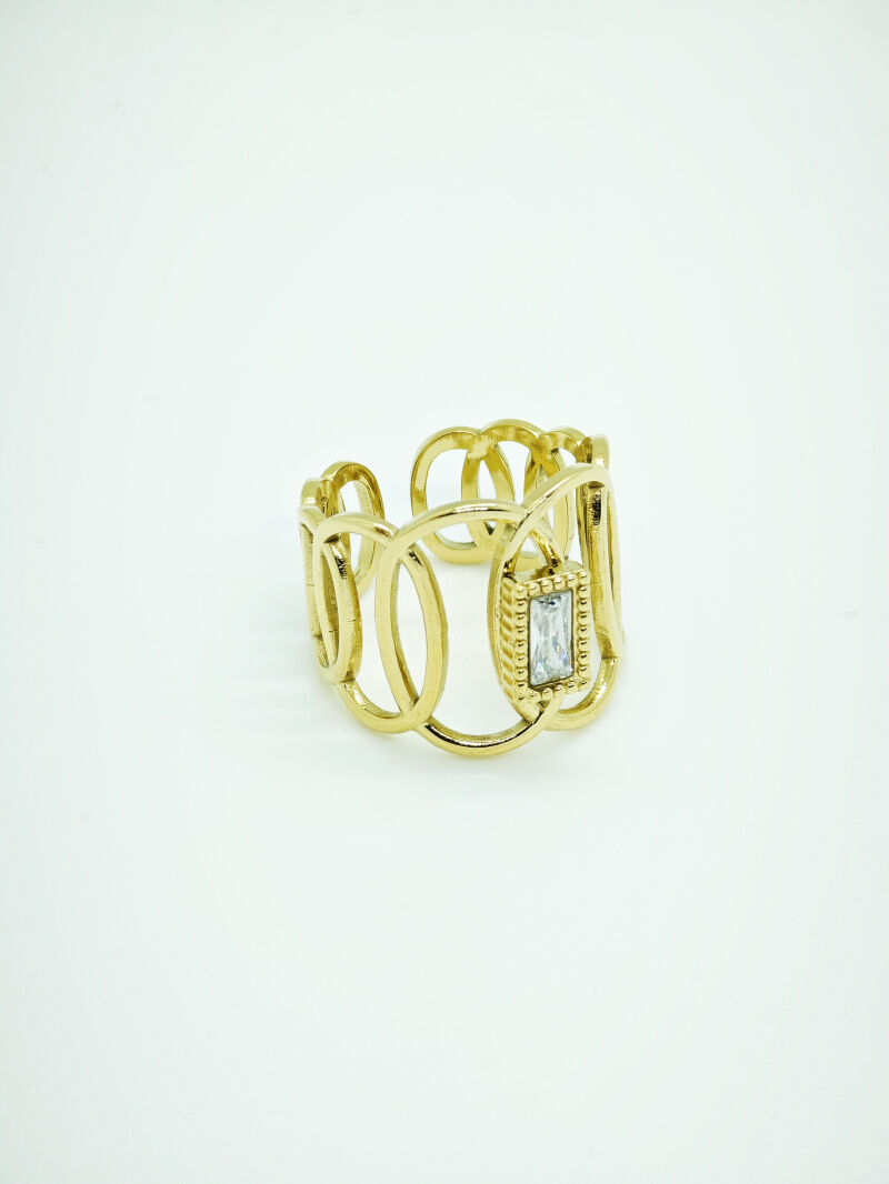 Anello regolabile in acciaio inossidabile - A111