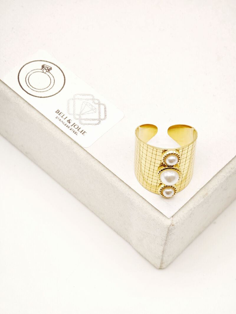 Verstellbarer Edelstahlring - A127