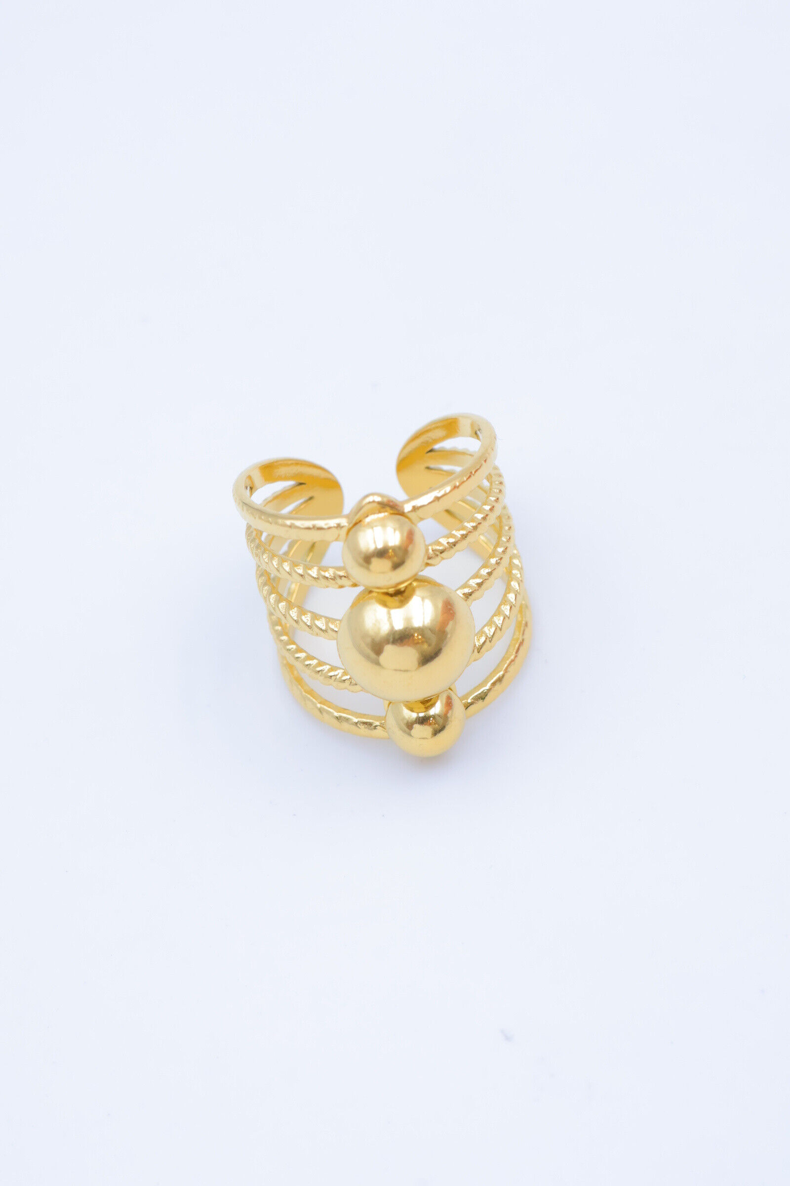 Verstellbarer Edelstahlring - A143