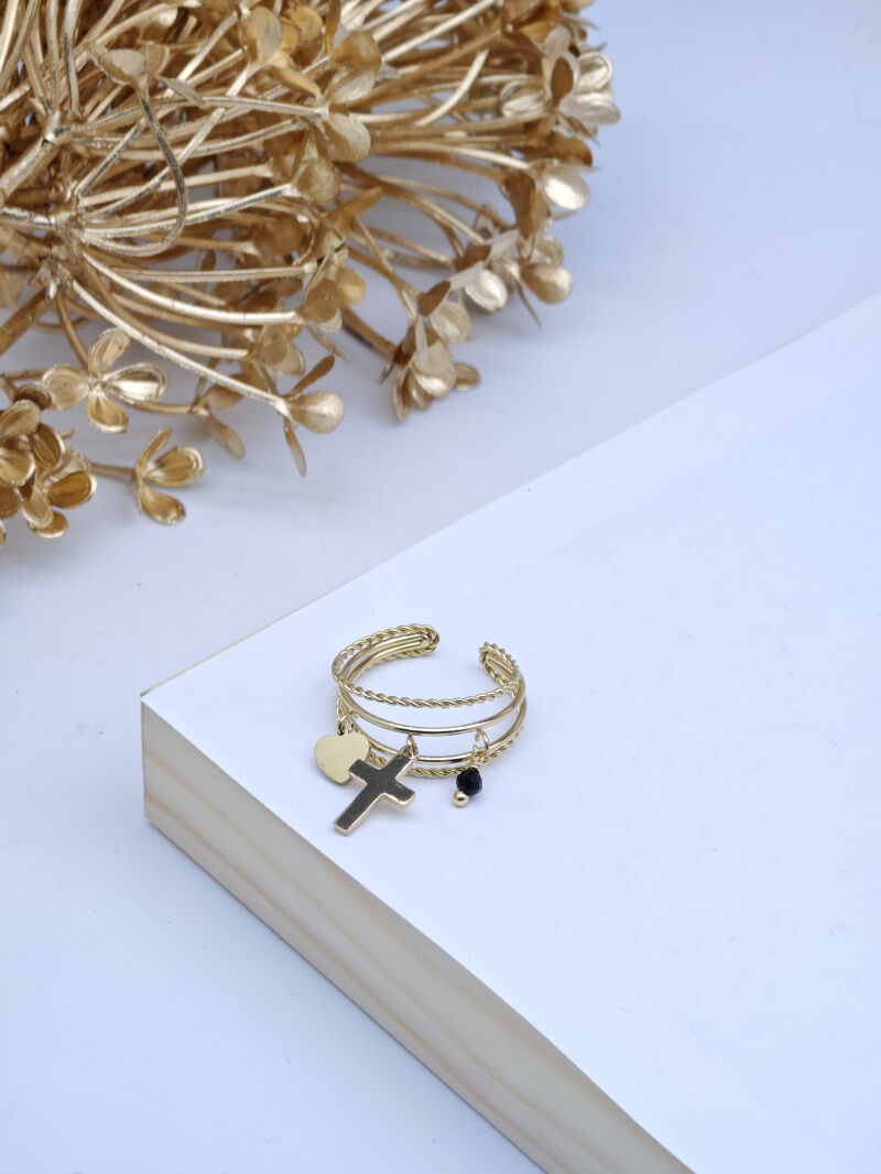 Verstellbarer Edelstahlring - A164