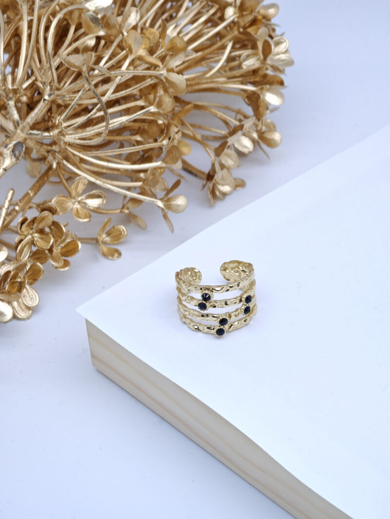 Verstellbarer Edelstahlring - A166