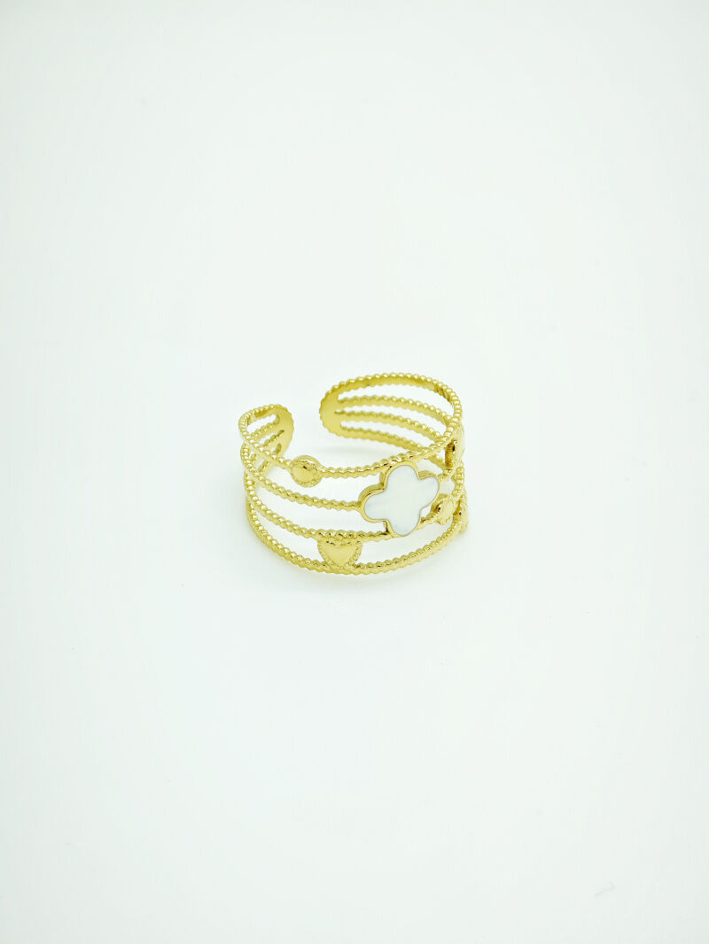 Bague ajustable en acier inoxydable - A196