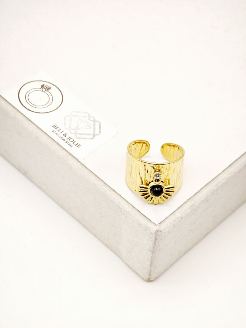 Verstellbarer Edelstahlring - A215