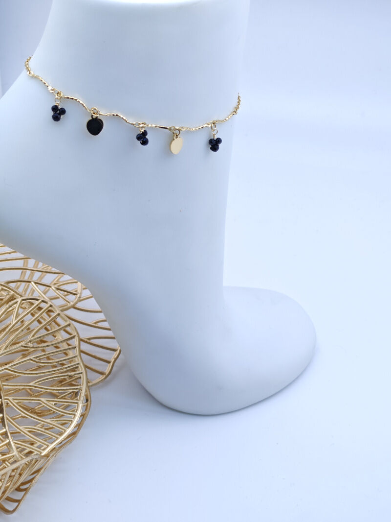 Edelstahl Fußkettchen - A297