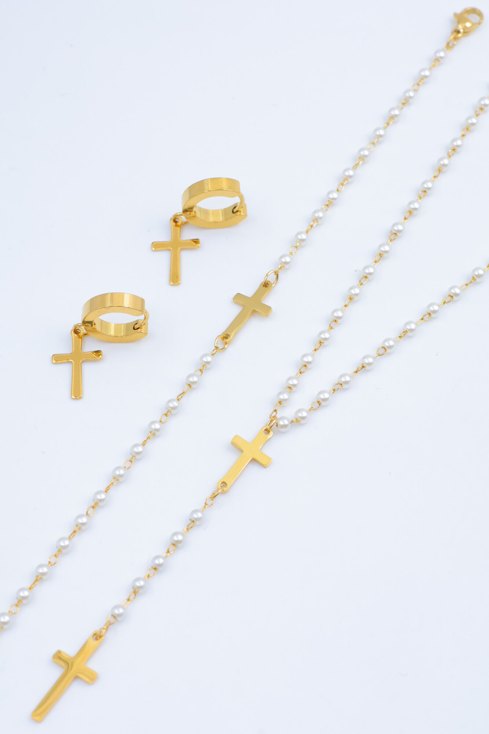 Conjunto de joyas de acero inoxidable - A345E