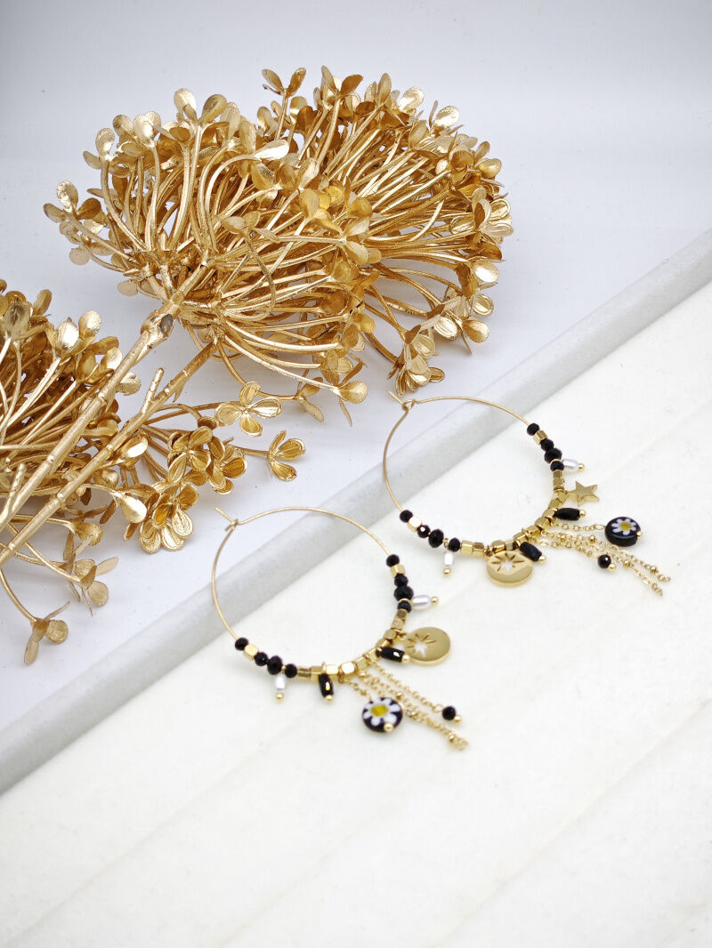 Boucles d'oreilles en acier inoxydable - A364