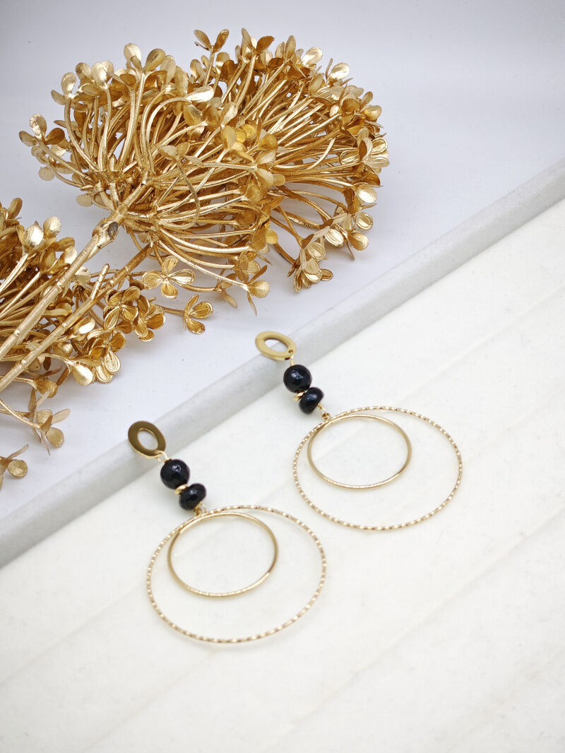 Boucles d'oreilles en acier inoxydable - A391