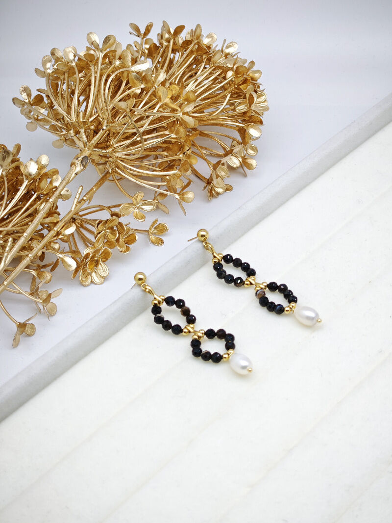 Boucles d'oreilles en acier inoxydable - A398