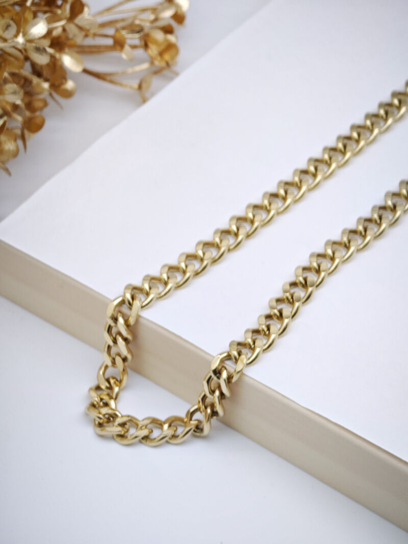 Edelstahl Halskette - A419