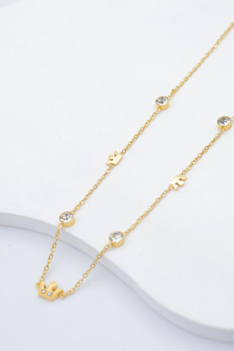 Edelstahl Halskette - A439