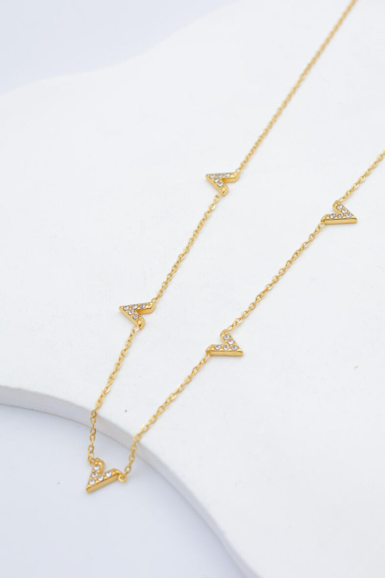 Edelstahl Halskette - A447