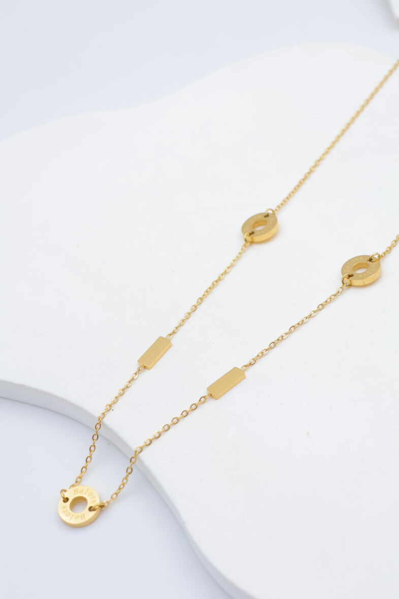 Edelstahl Halskette - A461