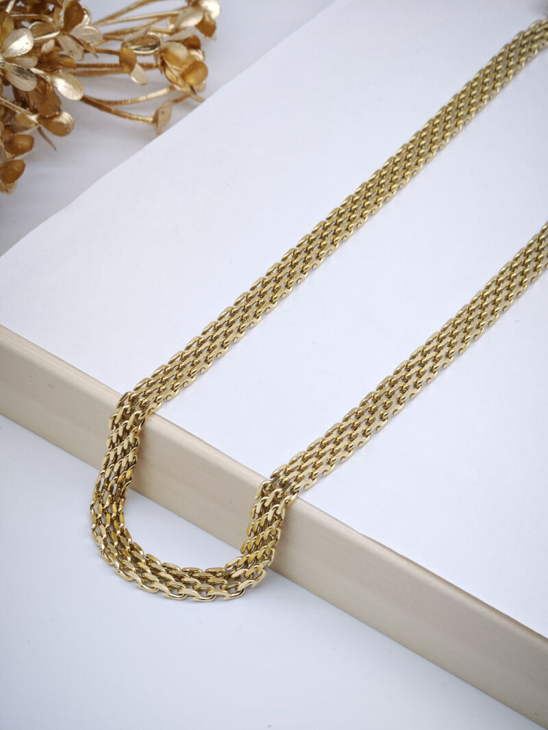 Edelstahl Halskette - A468