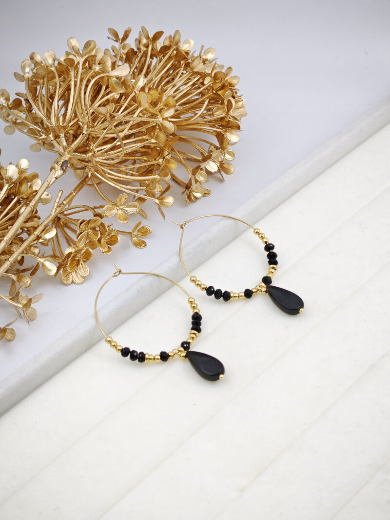 Boucles d'oreilles en acier inoxydable - A476