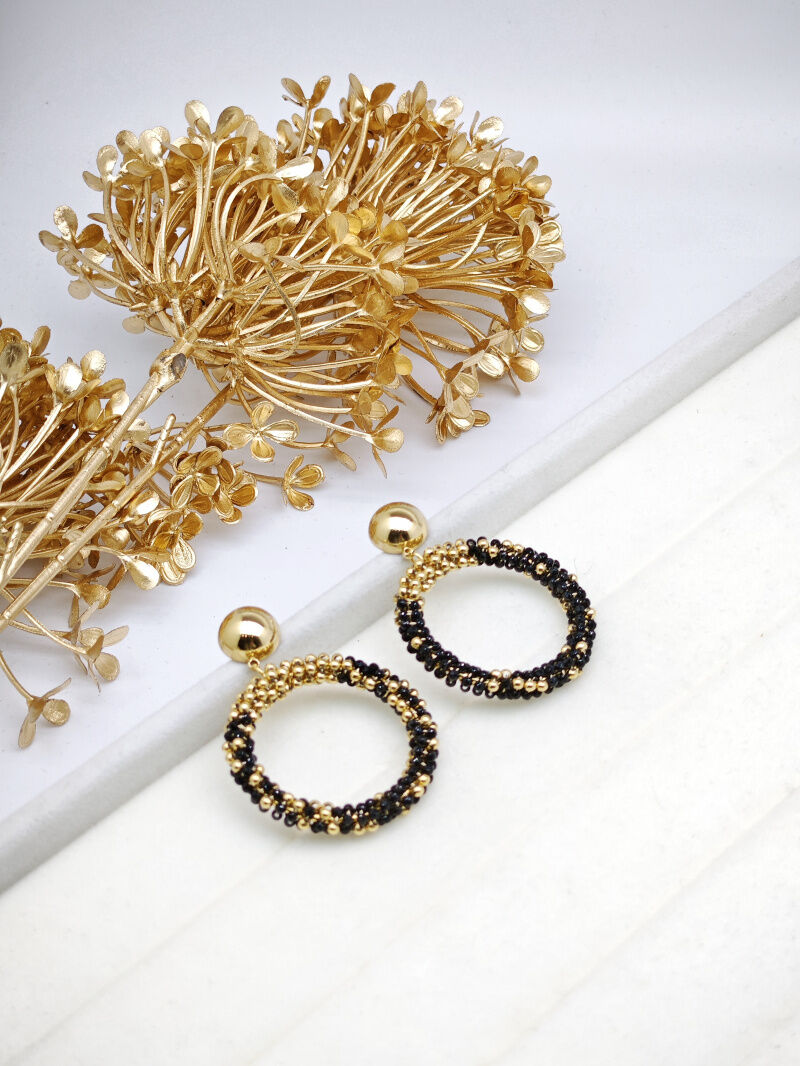 Boucles d'oreilles en acier inoxydable - A478