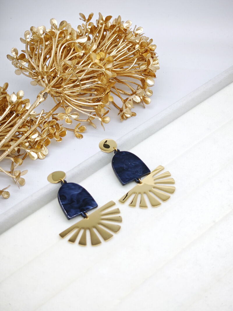 Boucles d'oreilles en acier inoxydable - A482