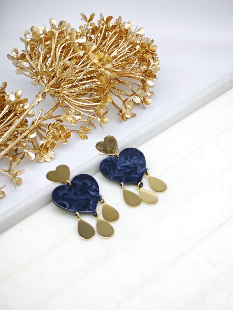 Boucles d'oreilles en acier inoxydable - A486