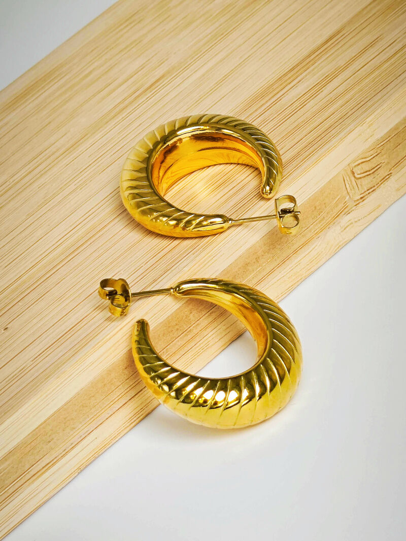 Creolen aus Edelstahl - A618