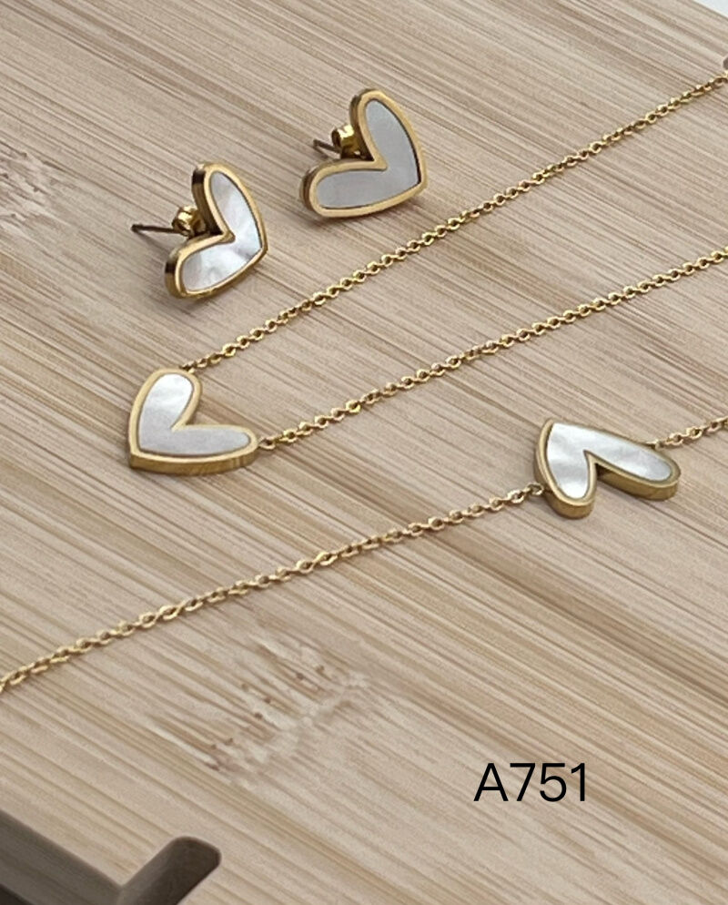 Set di gioielli in acciaio inossidabile - A751E