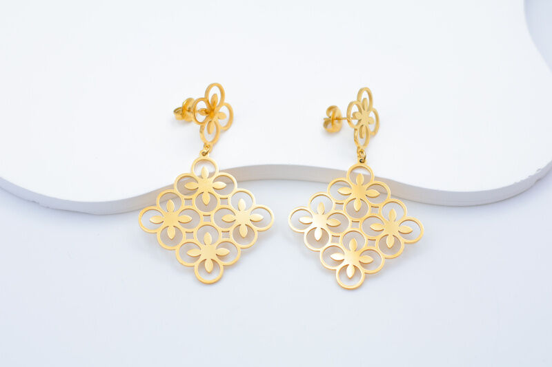 Edelstahl Ohrringe - A862