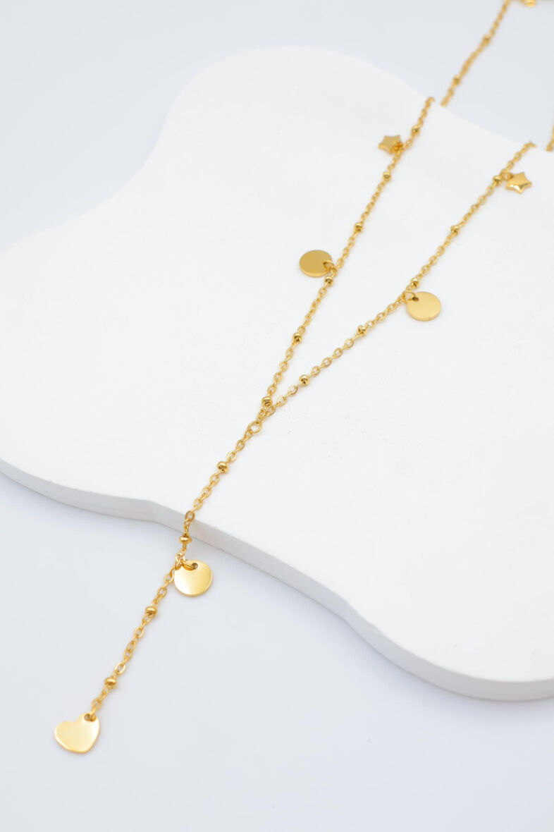 Edelstahl Halskette - A875