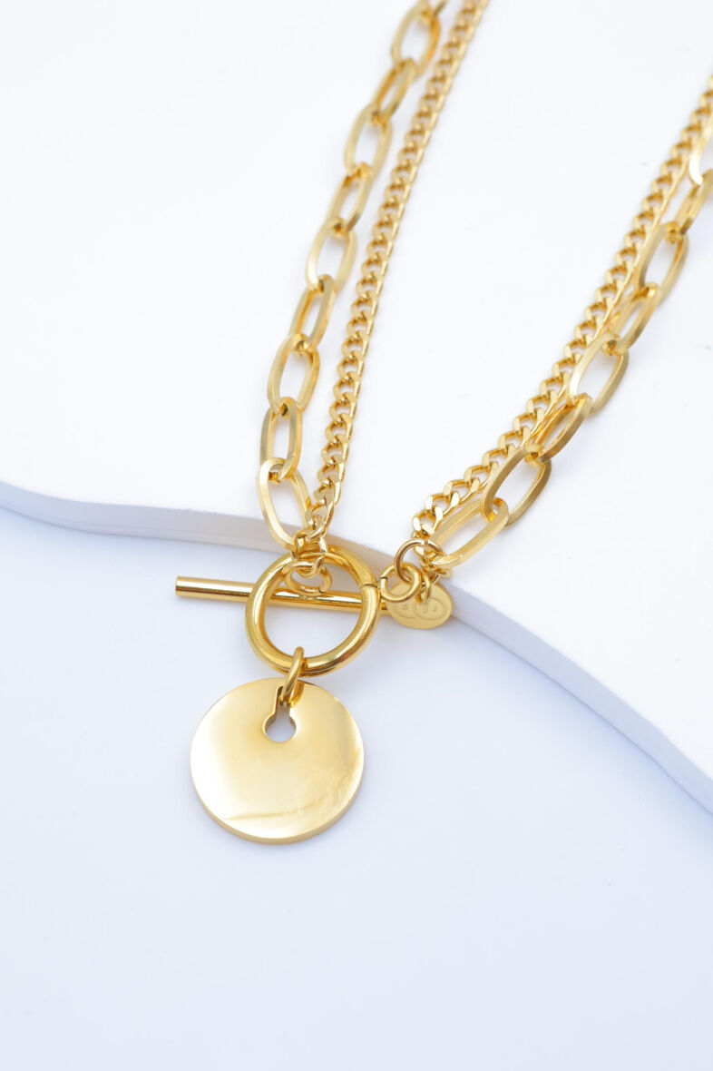 Edelstahl Halskette - A908