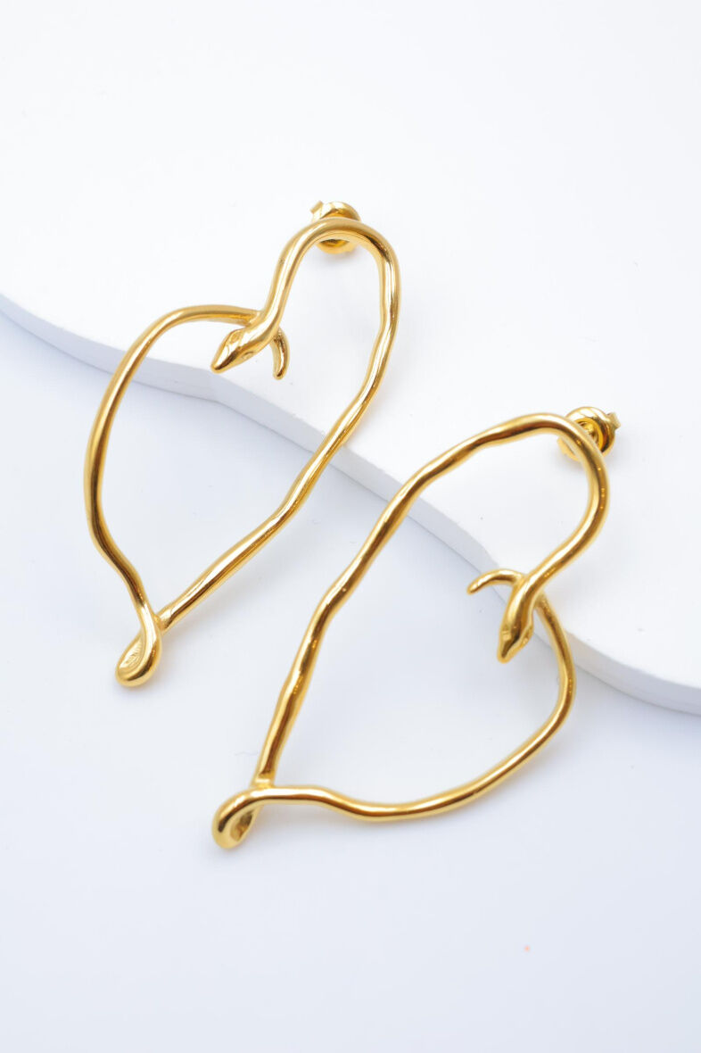 Edelstahl Ohrringe - A916