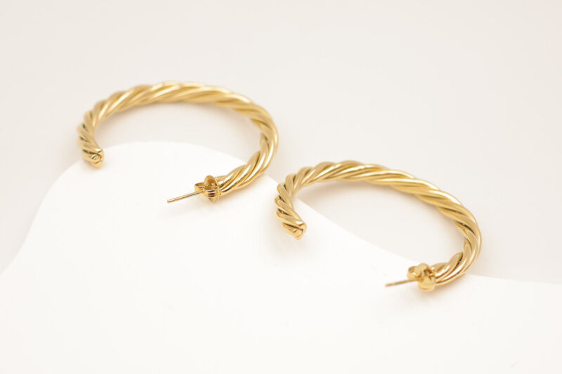 Creolen aus Edelstahl - A926