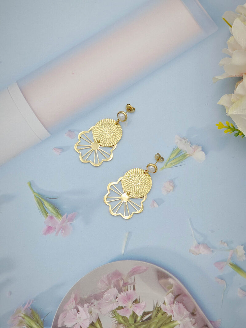 Edelstahl Ohrringe - A946