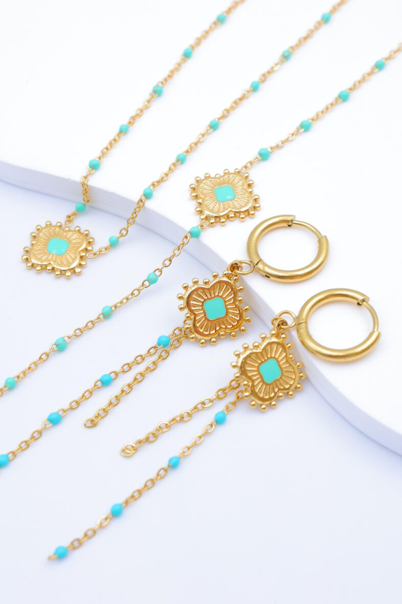 Set di gioielli in acciaio inossidabile - A949E