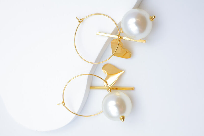 Edelstahl Ohrringe - A956