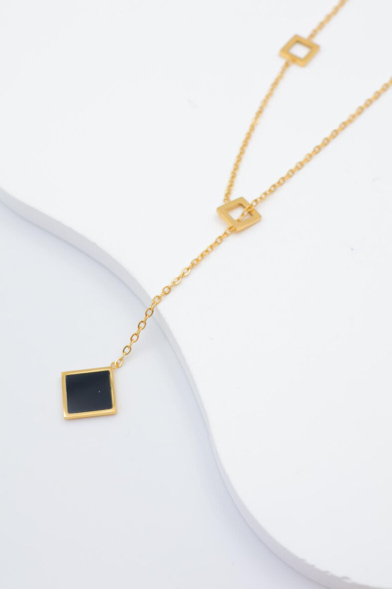 Edelstahl Halskette - A973