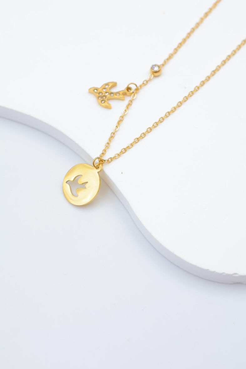 Edelstahl Halskette - A982