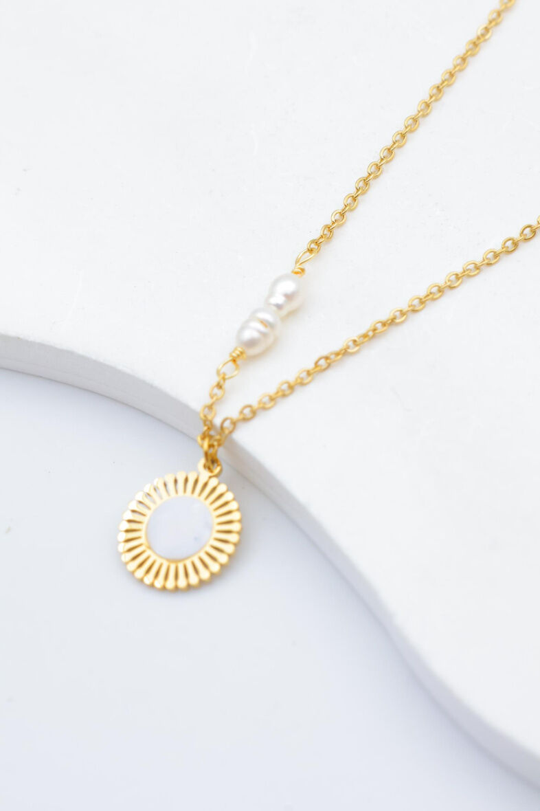 Edelstahl Halskette - A1034