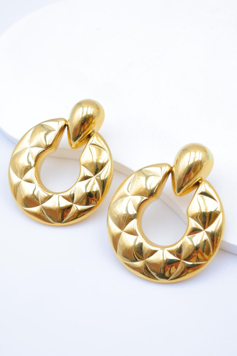 Creolen aus Edelstahl - A1039A