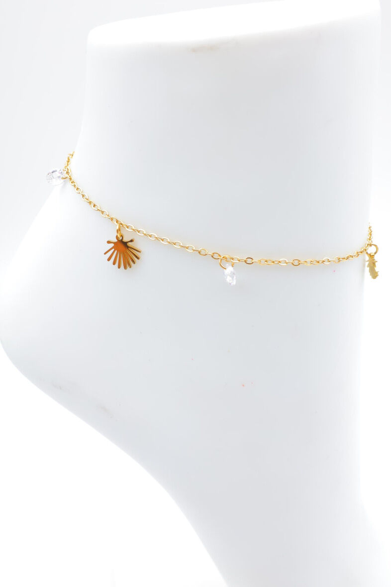 Fußkettchen aus Edelstahl - A1043