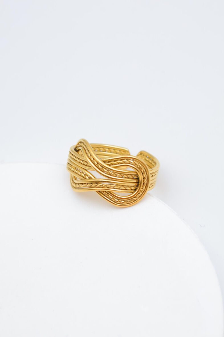 Verstellbarer Edelstahlring - A1062