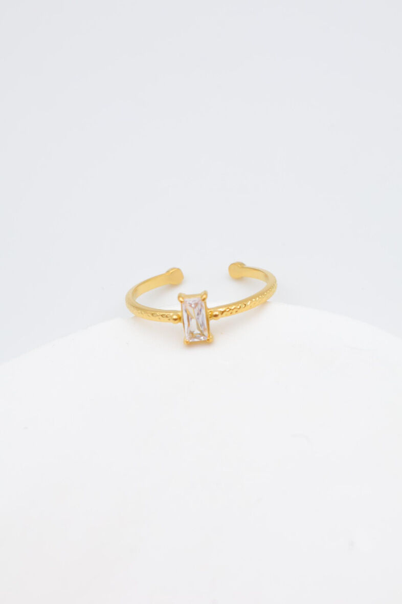 Verstellbarer Edelstahlring - A1067