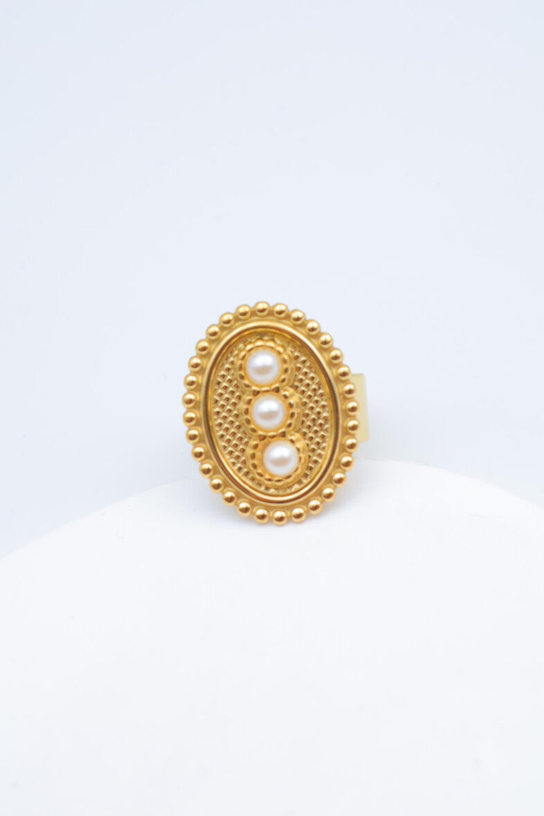 Verstellbarer Edelstahlring - A1076