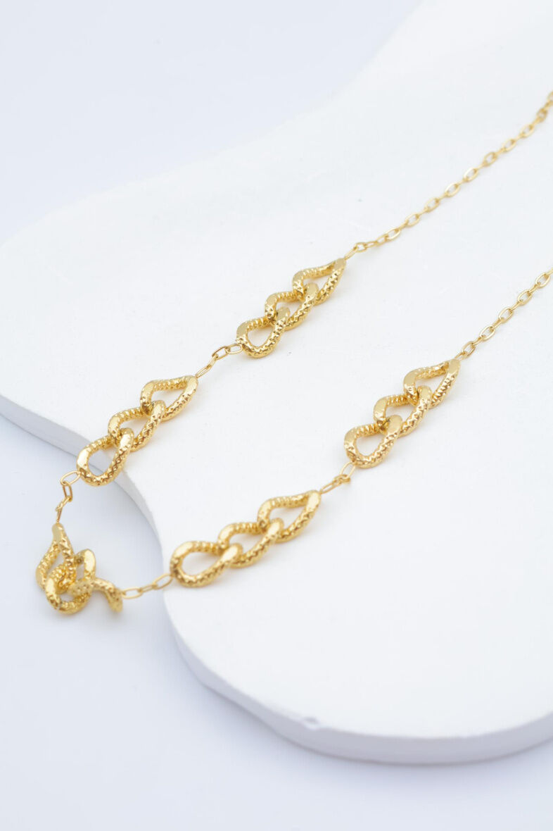 Edelstahl Halskette - A1085