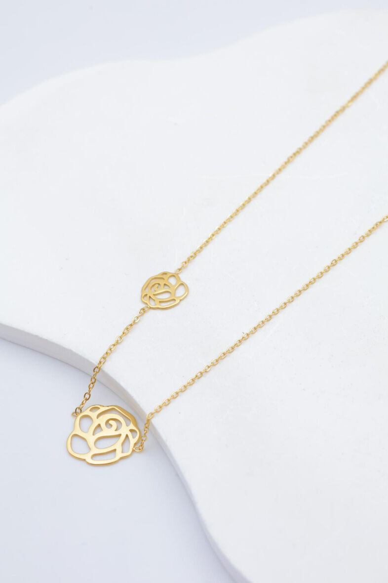 Edelstahl Halskette - A1086