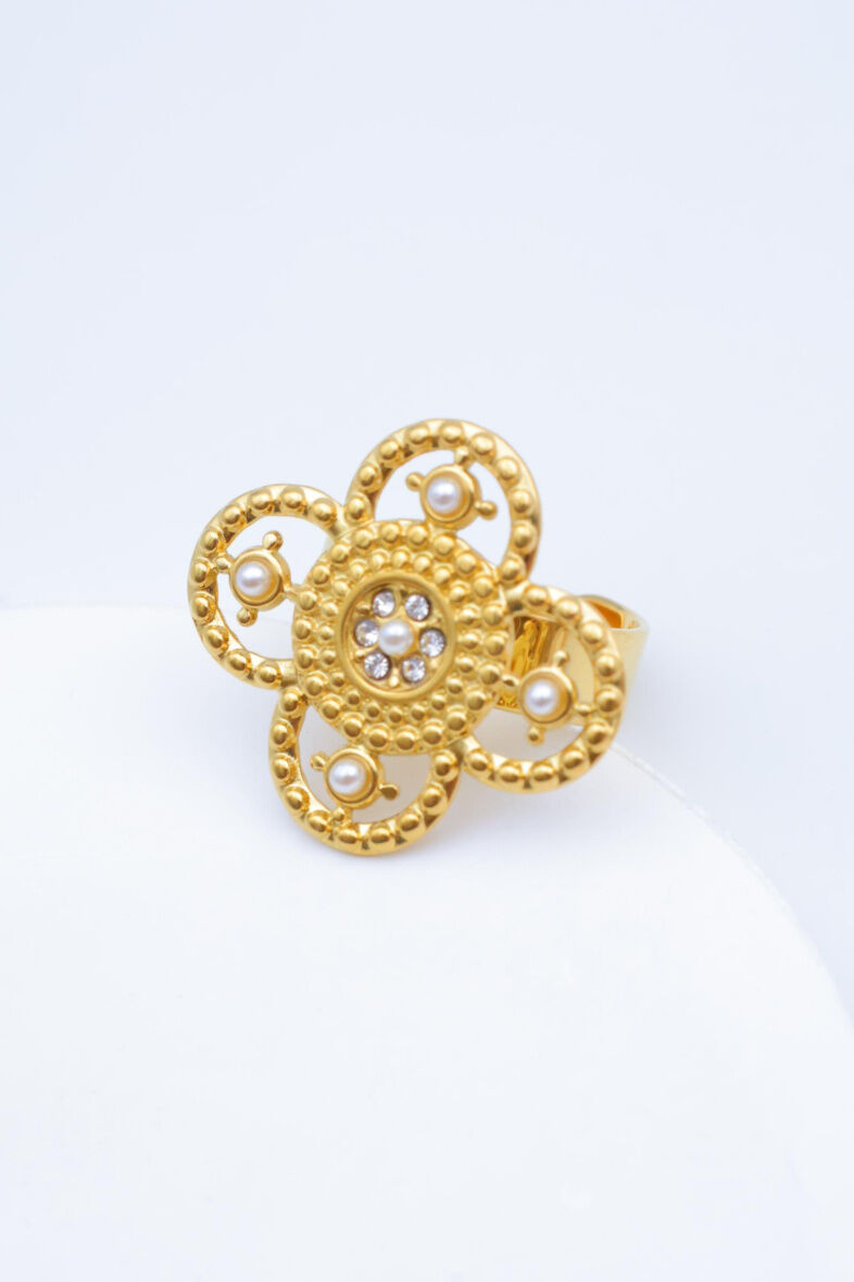 Verstellbarer Edelstahlring - A1090